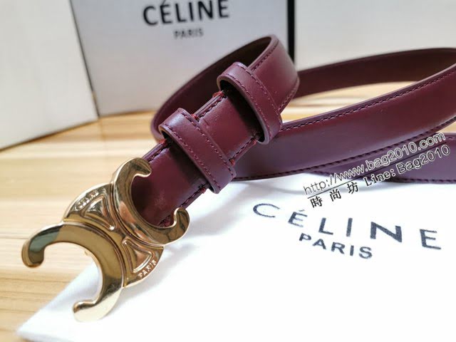 CELINE皮帶 賽琳女士腰帶 賽琳小牛皮可調節皮帶  jjp1009